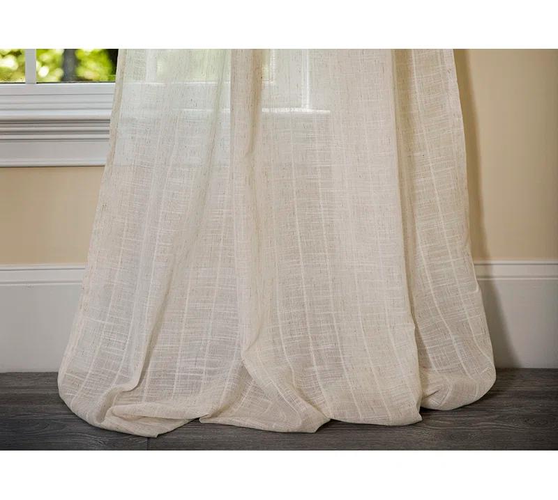 Pompeia Synthetic Sheer Curtain Panel