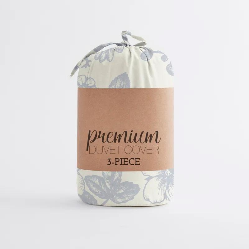 Home Garden Pattern Duvet Cover Set