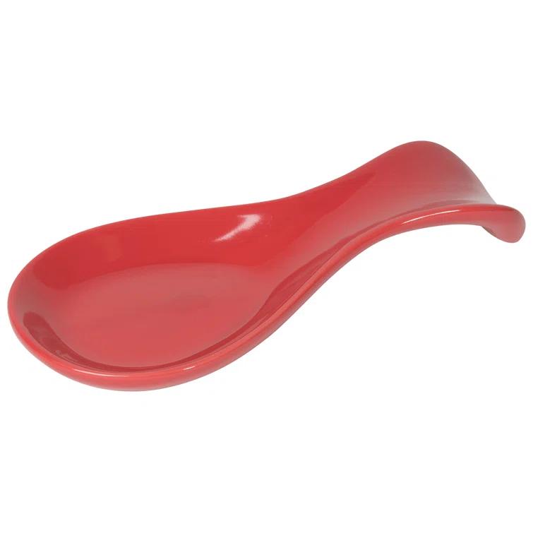 Red Barrel Studio® Newmont Ceramic / Porcelain Oval Spoon Rest