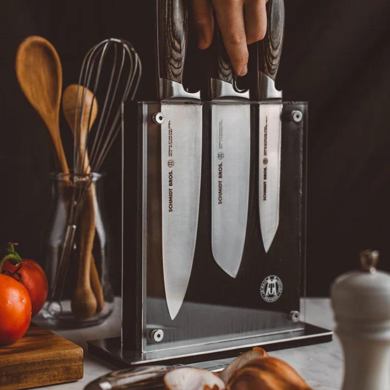 Schmidt Brothers Cutlery Schmidt Brothers™ Cutlery Bonded Ash 7-Piece knife Block Set