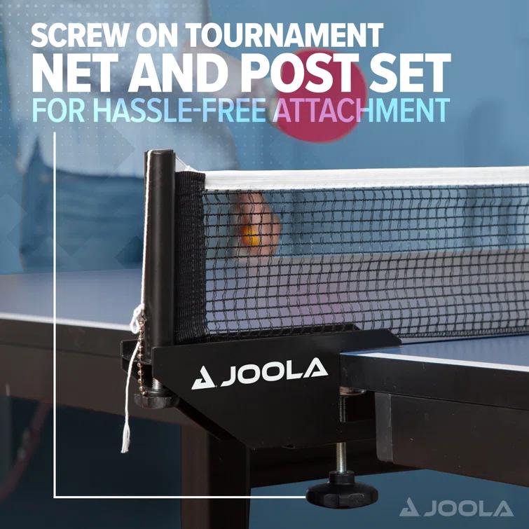 Joola USA Joola Inside, Indoor Table Tennis Table with Net and Post Set - 10 Minute Easy Assembly