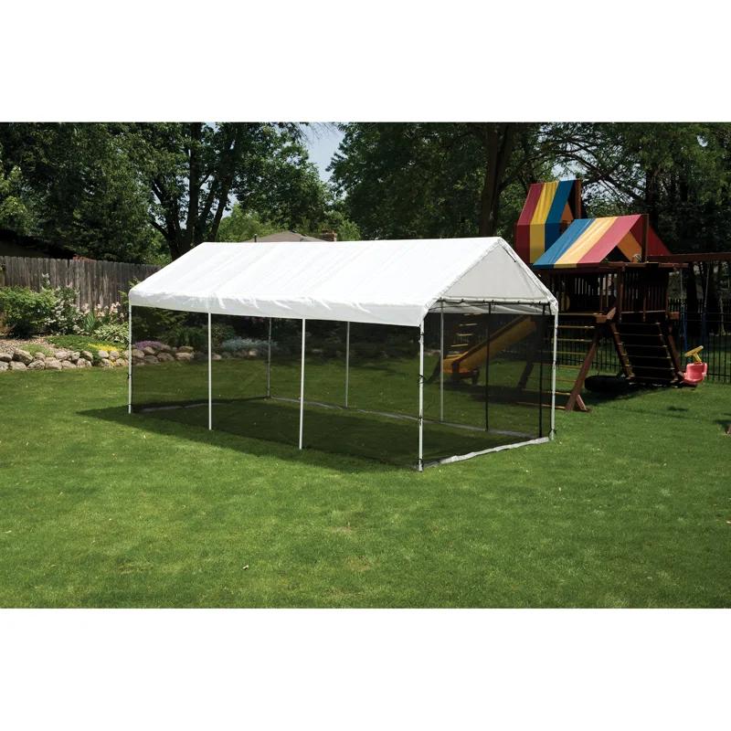 ShelterLogic MaxAP ShelterLogic Black Fabric Screen for Canopy