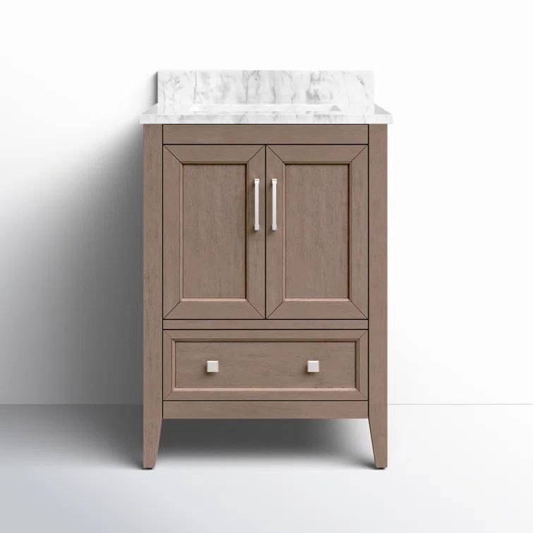Avanity Everette-Vs25-Wd-C Everette 24" Single Basin Vanity Set - MultiColor