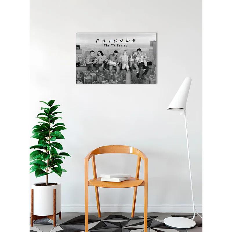 Buy Art For Less " Friends TV Show On A Beam Over New York Rachel Joey Phoebe Monica Chandler Ross "