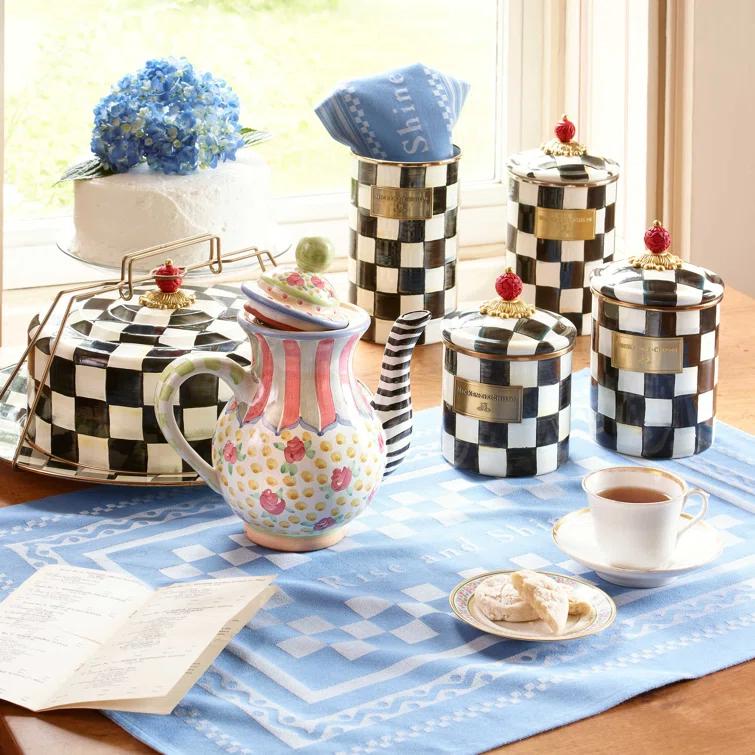 MacKenzie-Childs Courtly Check® Canister