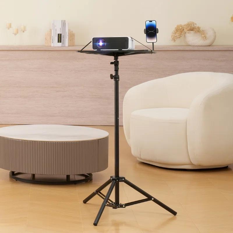 Rebrilliant Projector Stand Laptop Stand Tripod Adjustable Height from 26.97 to 63 in