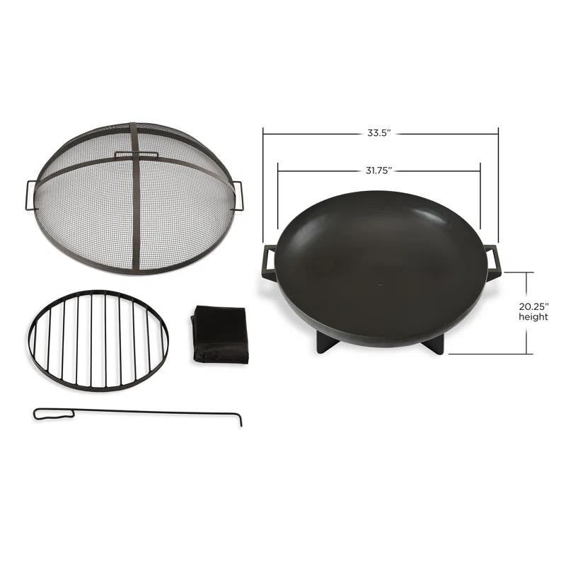 Anson Wood Burning Fire Pit by Real Flame
