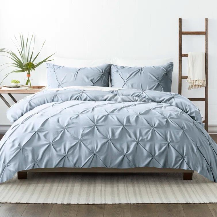 Becky Cameron Pinch Pleat Textured Duvet Cover Set