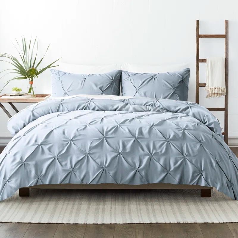 Becky Cameron Pinch Pleat Textured Duvet Cover Set