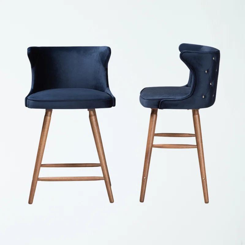 Willa Arlo™ Interiors Bartz Upholstered Counter Stool (Set of 2)