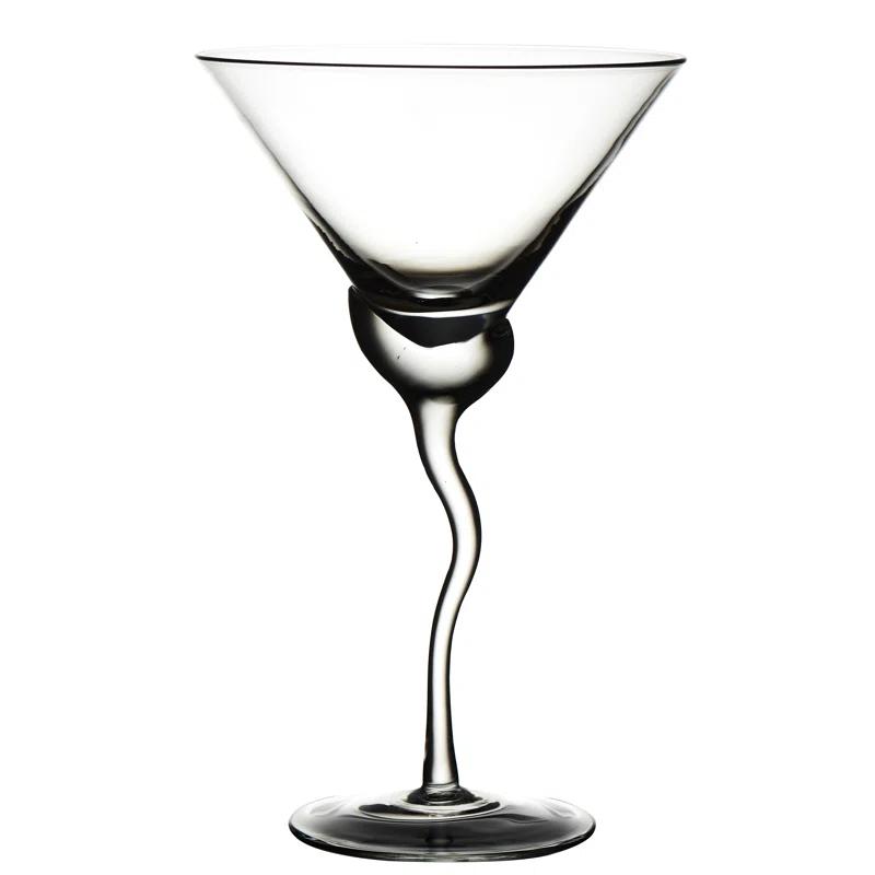 13oz. Handmade Martini Glass Set (Set of 4)
