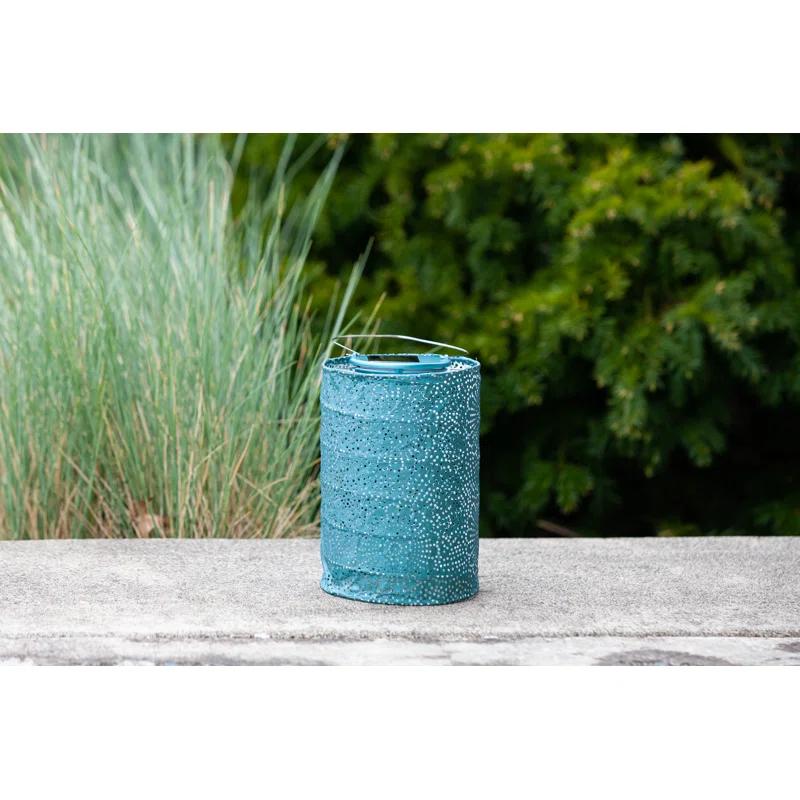 Soji Stella Cylinder Solar Outdoor Lanterns - Set of 2