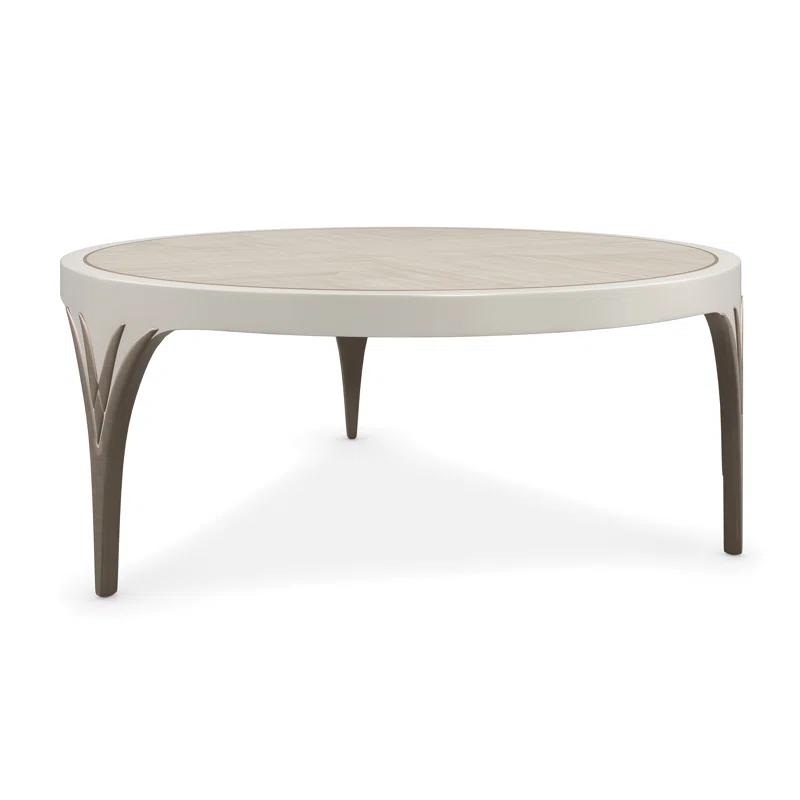 Caracole Compositions Valentina Solid Wood Coffee Table