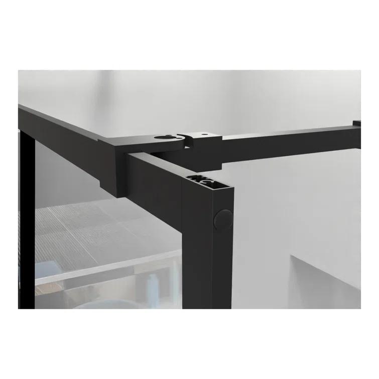 LIYU Goodyo 34" X 72" Shower Door Walk-in Black Finish LIYU-XX-W122346711