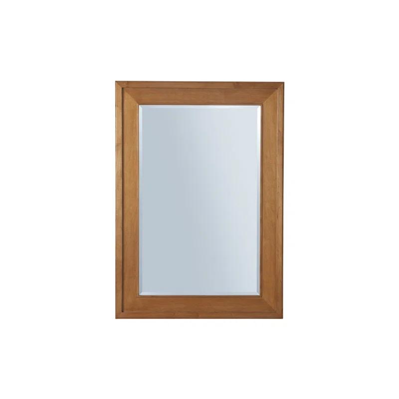 Laguna Wood Flat Wall Mirror