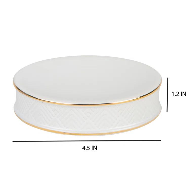 Elle Decor Elle Décor Ceramic Bathroom Accessories Ceramic / Porcelain Soap Dish