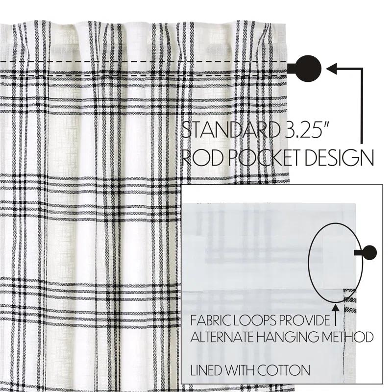 Gracie Oaks Cohe Cotton Room Darkening Curtain Panel Pair