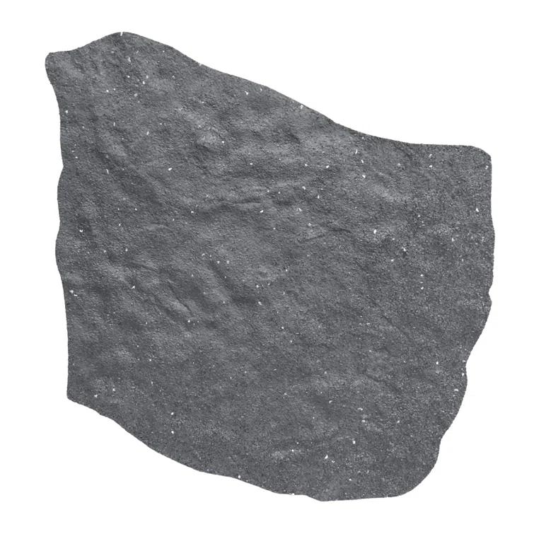 Multy Home Garden Central 18" x 18" Natural Rock Stepping Stones in Grey, 4-pack, Made with Rubber materials & Reviews | Wayfair
