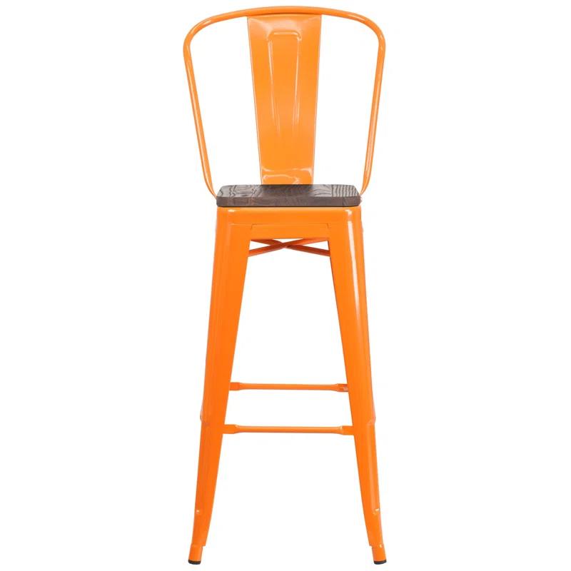 Flash Furniture Steel Outdoor Stool