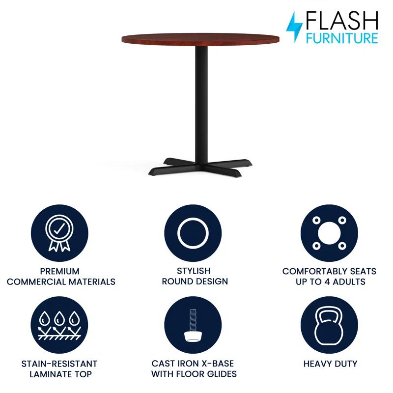 Flash Furniture 36" Round Multi-Purpose Conference Table - Meeting Table for Office