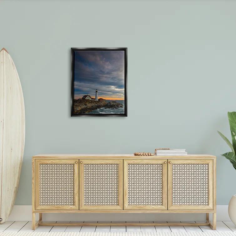 Stupell Industries " Seaside Lighthouse Beacon Coast " by Rick Berk