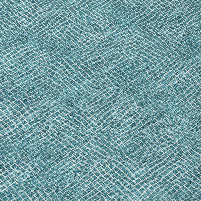 Machine Washable Indoor/Outdoor Chayden ACN1057 Teal Rug