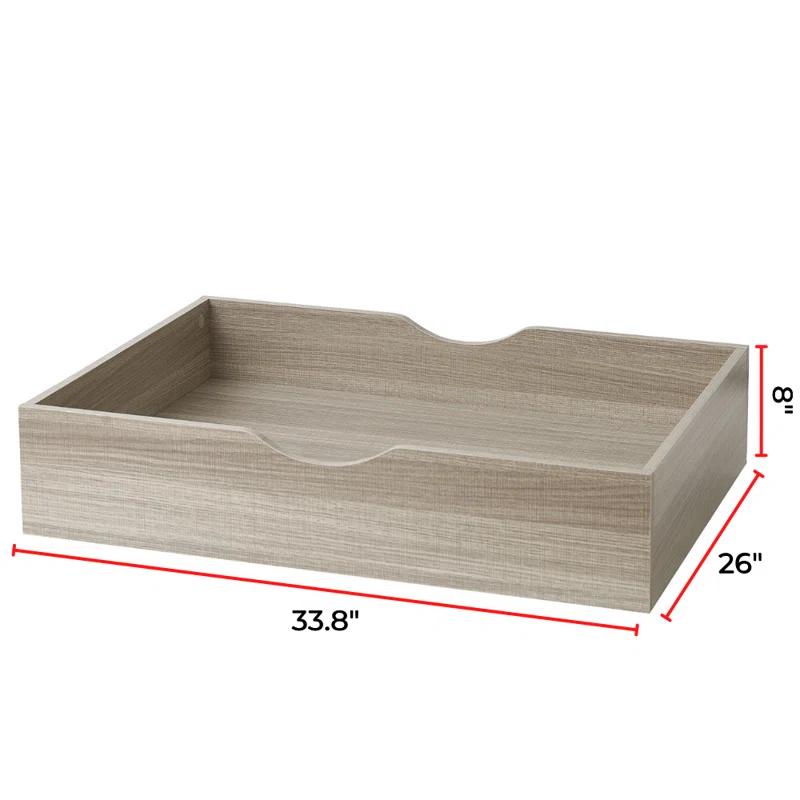 The Storage MAX - Underbed Wooden Organizer With Wheels