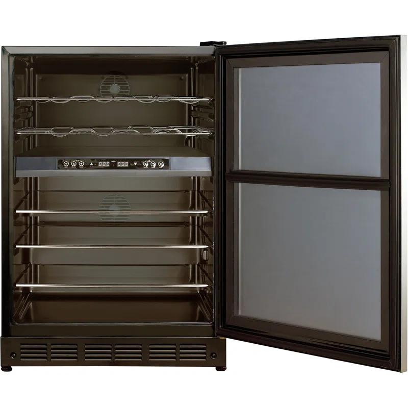 Magic Chef Magic Chef Dual Zone 23.4'' 44 Bottle with Reversible Door