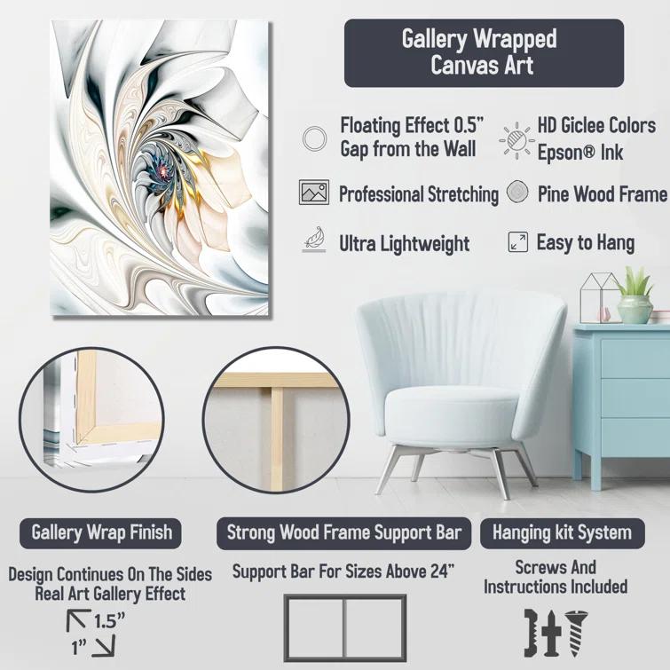 Design Art Blue And Gold Bamboo Dance - Bamboo Canvas Wall Art_106586 | Wayfair