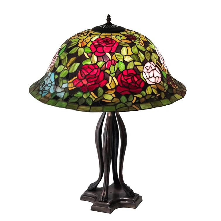 Meyda Lighting Meyda Tiffany & Stained Glass Metal Table Lamp