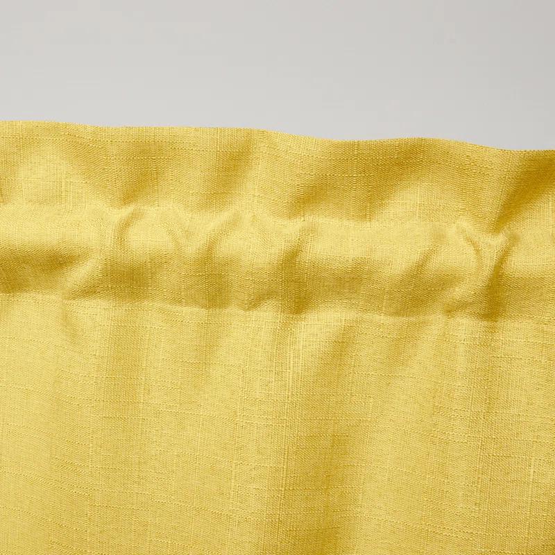 Amalgamated Textiles Exclusive Home Loha Light Filtering Rod Pocket Scalloped Valance