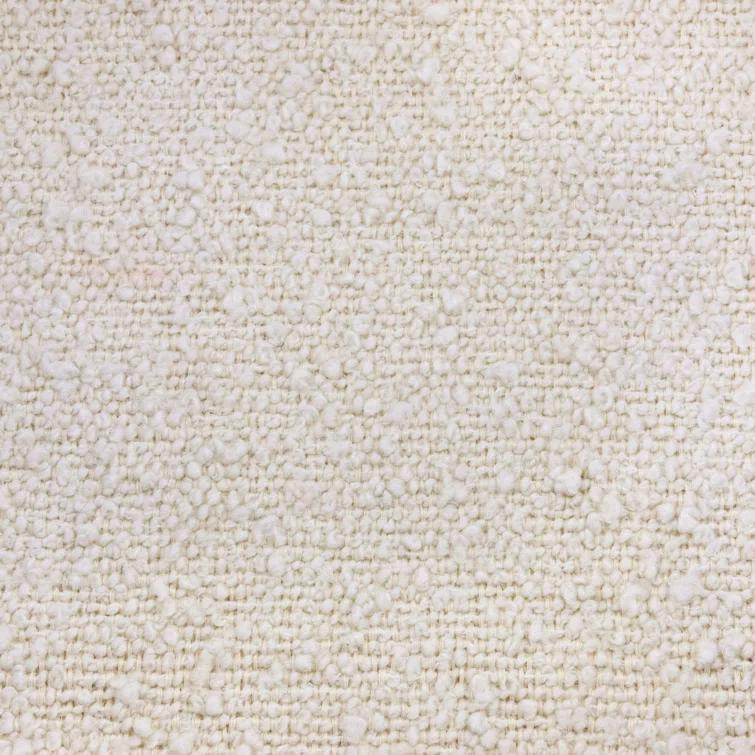 Babyletto x Nursery Works Solstice Ivory Boucle Nursery Glider Chair with Ivory Wood Base