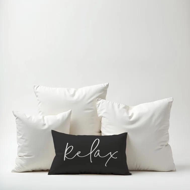 Designs Direct Creative Group Textual Indoor/Outdoor Throw Pillow