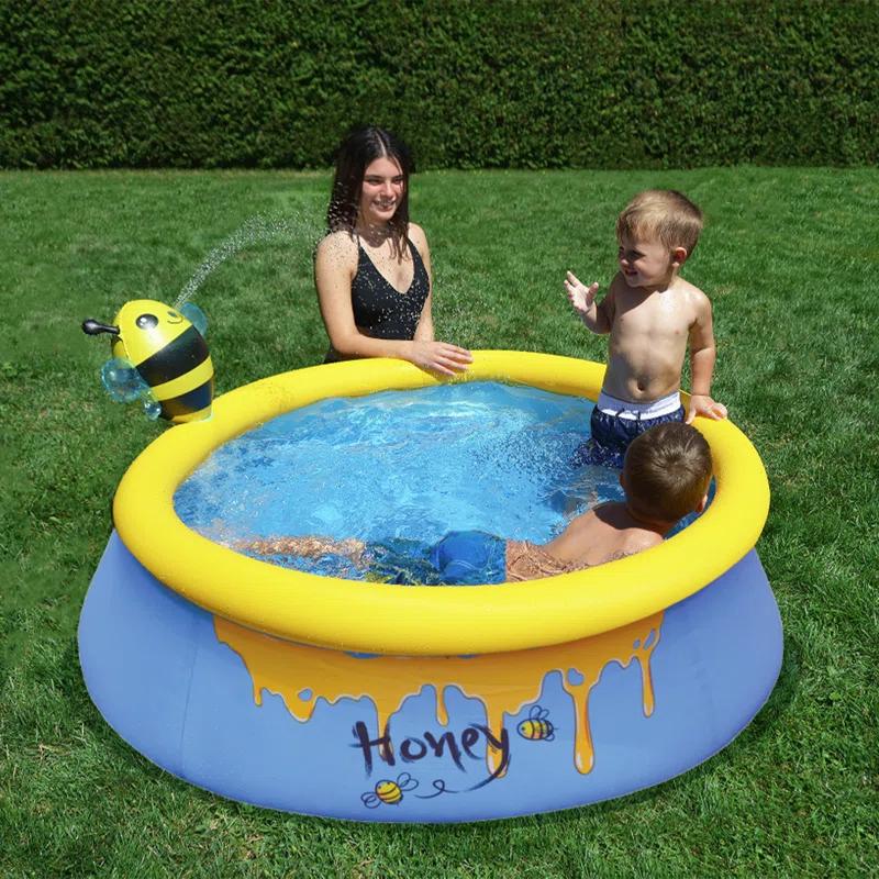JLeisure JLeisure Inflatable Outdoor Above Ground Kid Swimming Pool