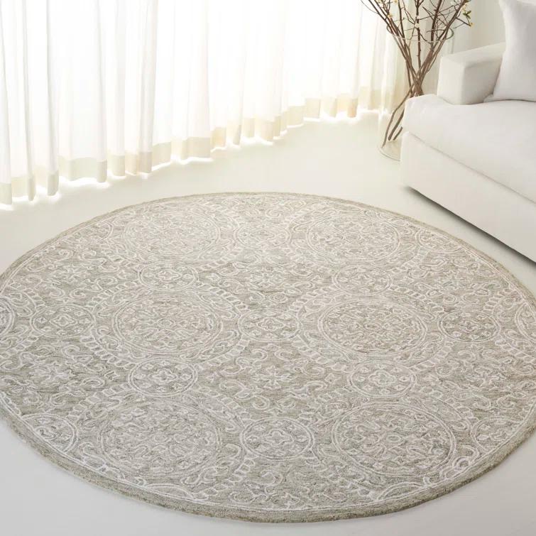 Lauren Ralph Lauren Lauren Ralph Lauren Hand Tufted Wool & Cotton Damask Rug