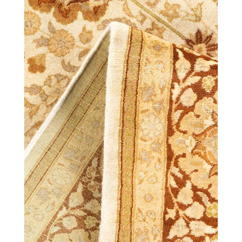 Solo Rugs One-of-a-Kind 6' 2" X 9' 2" 2000s Wool Area Rug Ivory