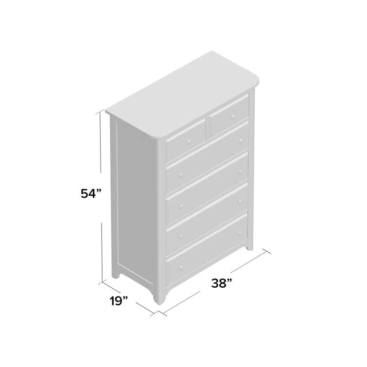 Sand & Stable™ Harlowe 38'' W 5 - Drawer Dresser