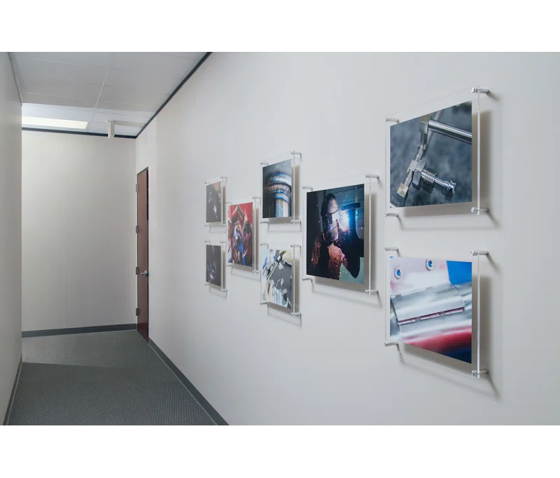 Double Panel Floating Acrylic Picture Frame