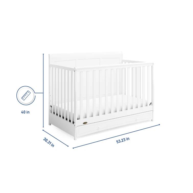Graco Asheville 4-in-1 Convertible Crib with Storage
