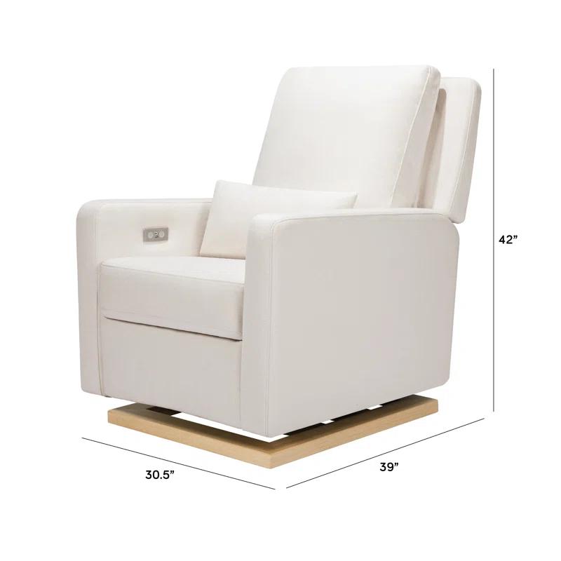 Sigi Electronic Recliner And Glider In Eco-Performance Fabric With USB Port | Water Repellent & Stain Resistant