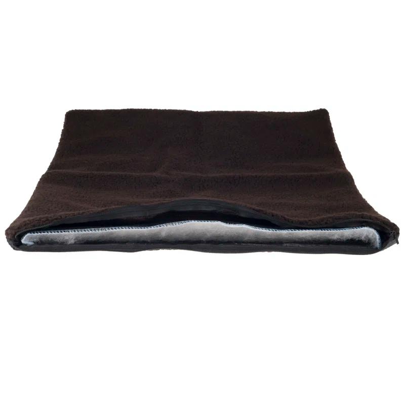 Petmaker PETMAKER Self Warming Cat Mat - Thermal Dog Crate Pad with Removable Washable Sherpa Cover and Reflective Insulation Layer for Self Heating - Pet Supplies for Dogs and Cats