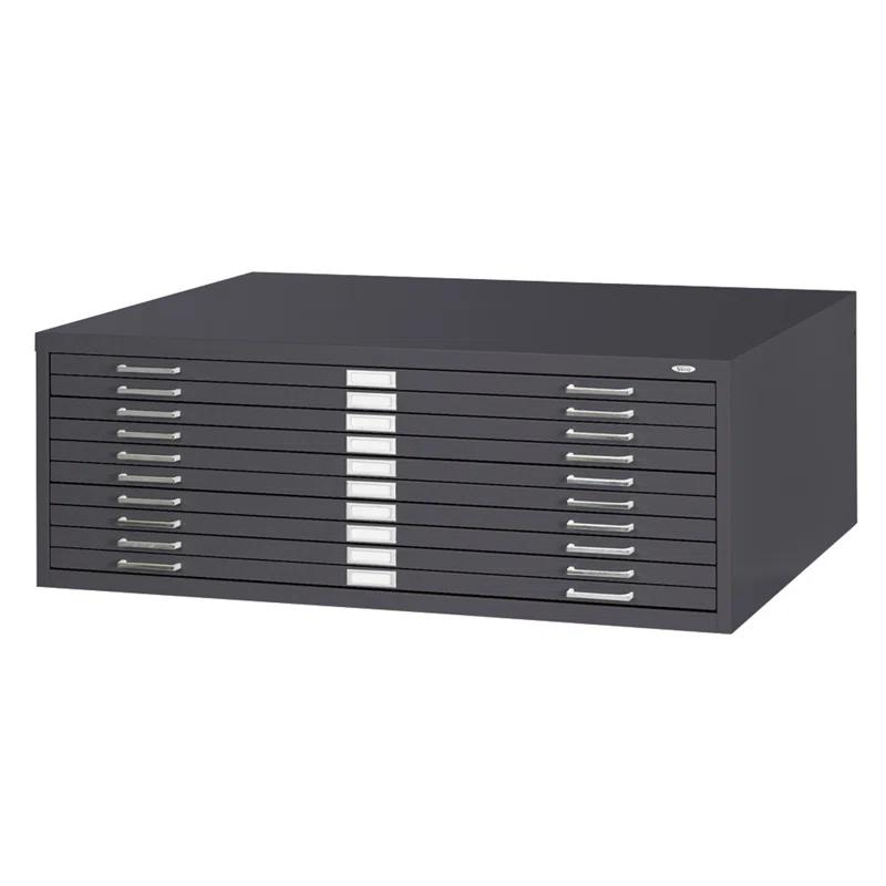 Ten-Drawer Flat File Filing Cabinet