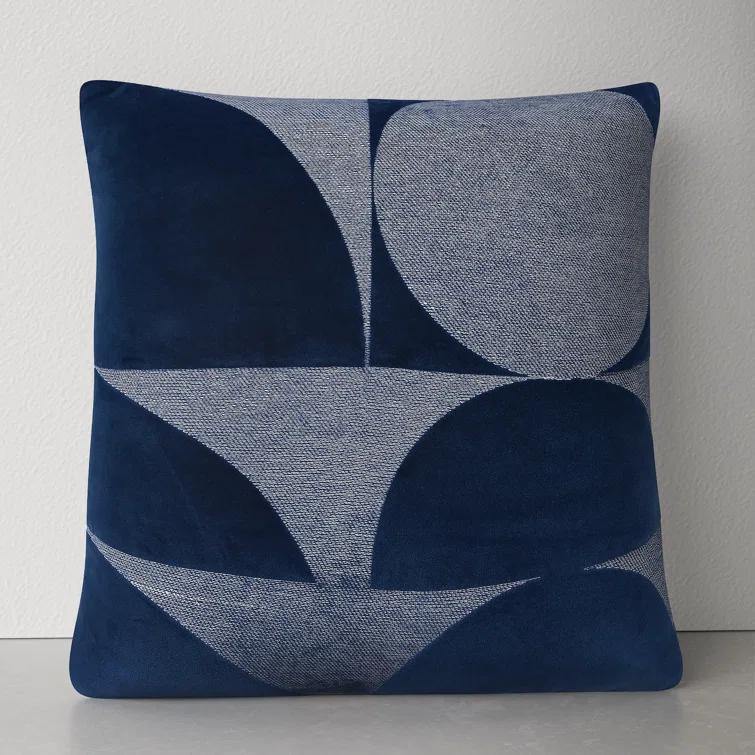 Joshelin Embroidered Cotton Throw Pillow