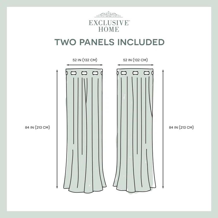 Amalgamated Textiles Polyester Curtain Pair