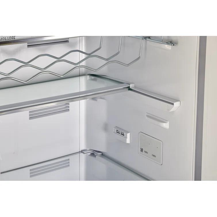Unique Appliances Classic Retro 24 In 12 Cu.ft Bottom Mount Fridge Auto Defrost, Energy Star Certified, Counter Depth UGP-340L T AC