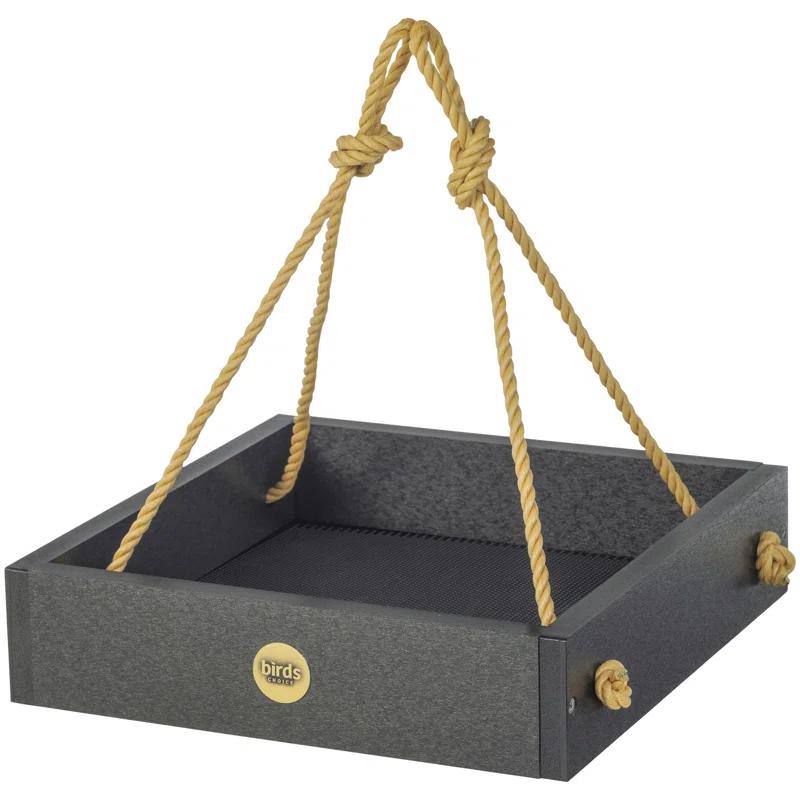 Birds Choice Birds Choice Modern Farmhouse Small Hanging Platform Bird Feeder