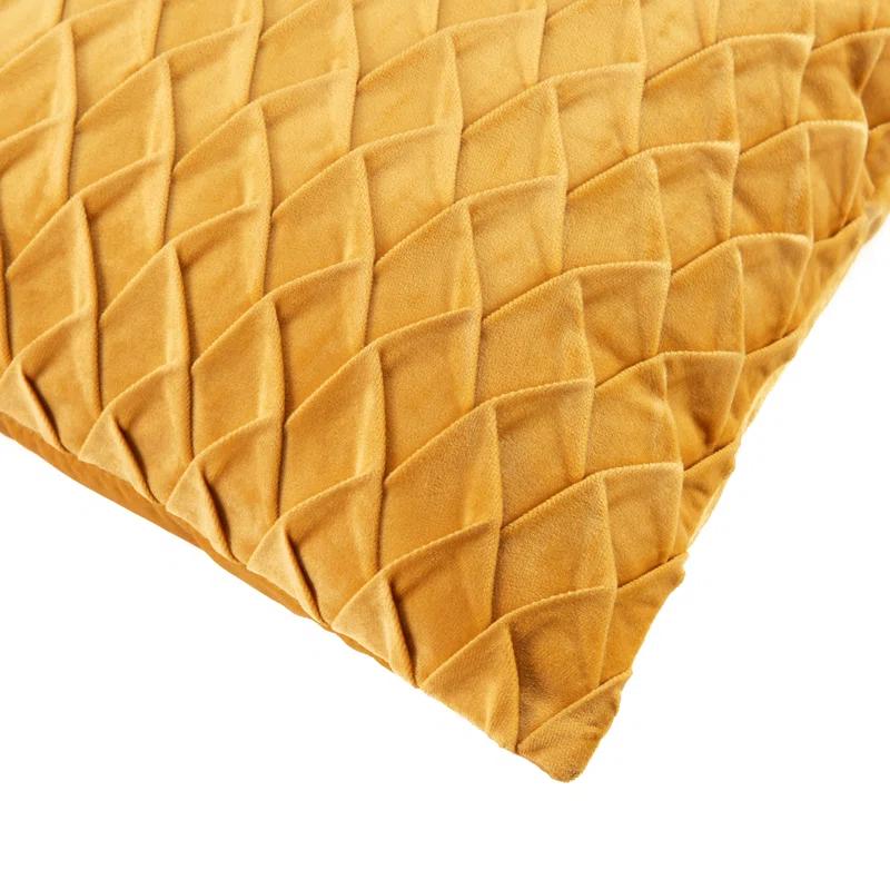 Chanasya Chanasya Gem Textured Velvet Decorative Throw Pillow Cover
