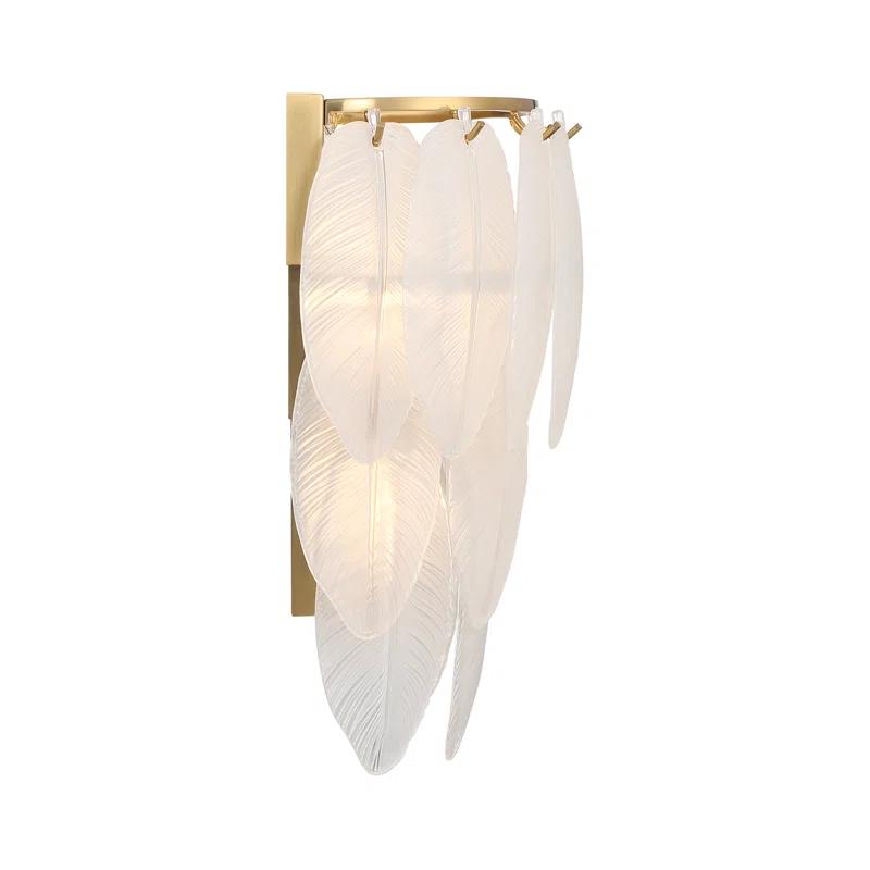Breegan Jane by Breegan Jane x Savoy Boa 3-Light Wall Sconce in Warm Brass by Breegan Jane