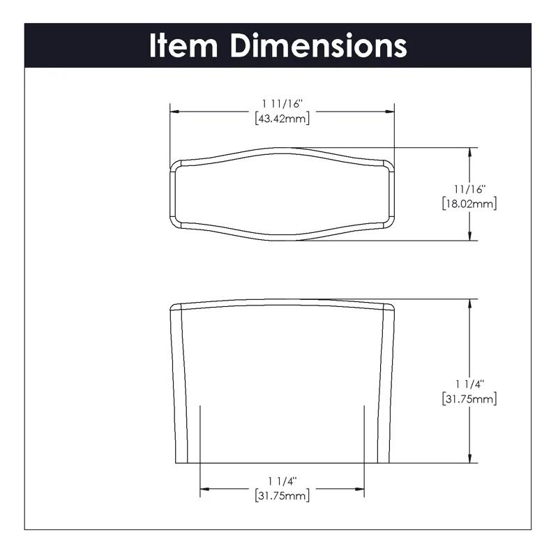 Belwith Keeler Emerge 1.75" Diameter Bar Knob