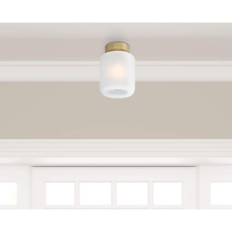 Judd Glass Semi Flush Mount
